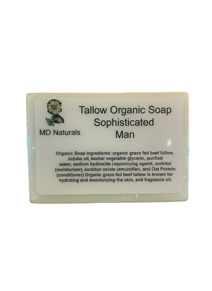 Organic Grass fed Tallow Soap