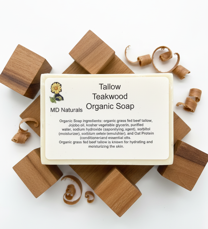 Organic Grass fed Tallow Soap